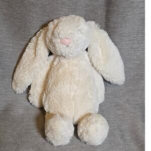 Jellycat Bashful Bunny Cream White Animal Plush 12 Inch Retired Stuffed Rabbit